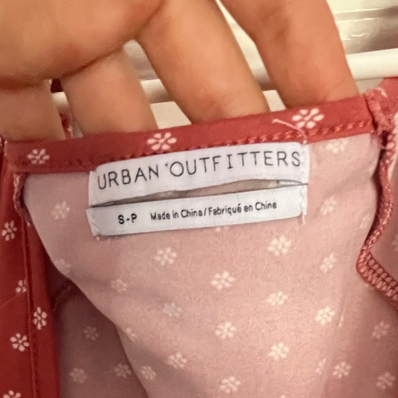 Pink Floral Cotton Urban Outfitters Dress - Picture 3 of 3